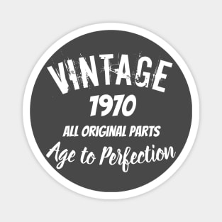 50th Birthday, 1970 all original parts, Birthday gift idea Magnet